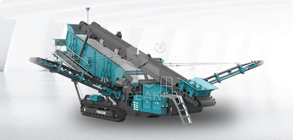 Tracked mobile crushing plant
