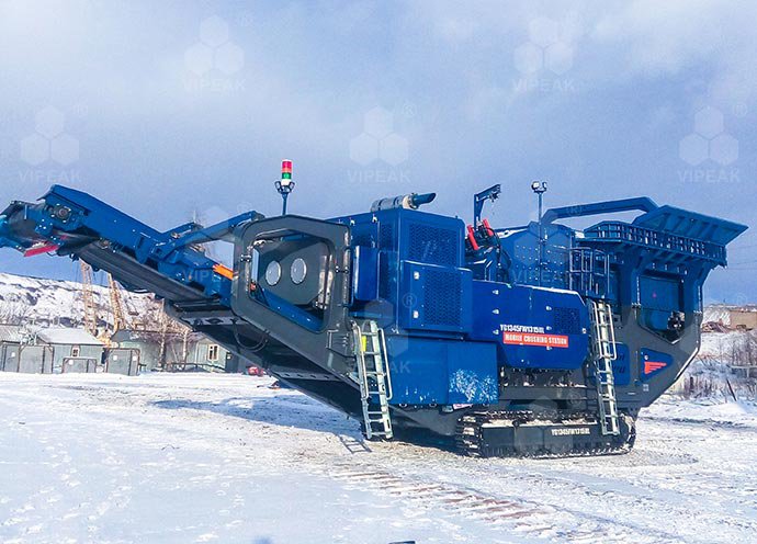 250-300tph coal gangue Mobile crushing line in Kurtz buss, R
