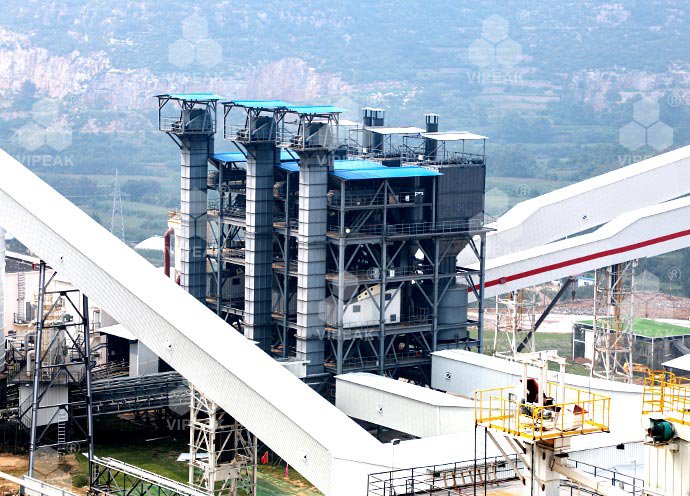 Limestone crushing line in Hebei, China